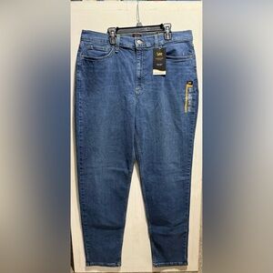 Lee Legendary Style Mom’s Jean High Rise Standout Blue Jeans Size-16 Long